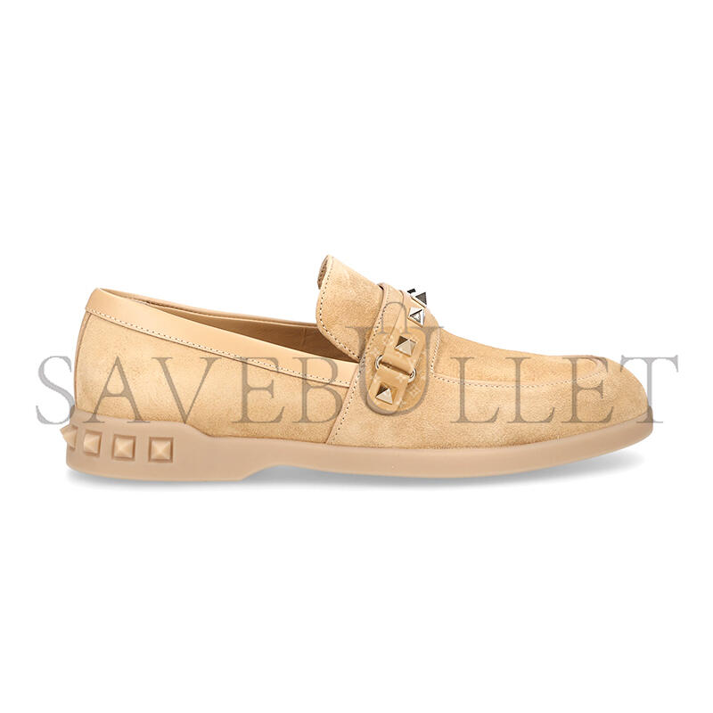 Va1e*ntin0 garavani damen loafer leisure flows veloursleder